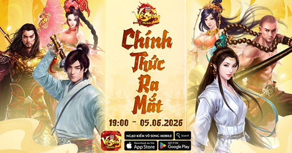 Ngạo Kiếm Vô Song Mobile – myG chính thức ra mắt 19h00 ngày 05/06/2026