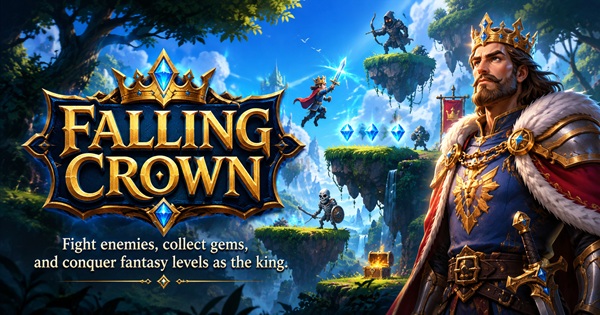 Falling Crown – Game đi cảnh 2D “Old-School” gọi mời những tín đồ đam mê thử thách
