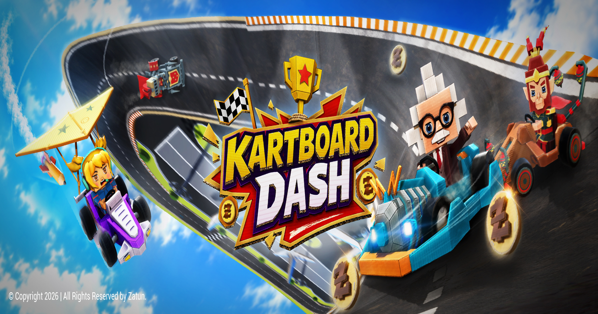 Kartboard Dash – Game đua xe kart độc đáo sắp tăng tốc trên Android và iOS